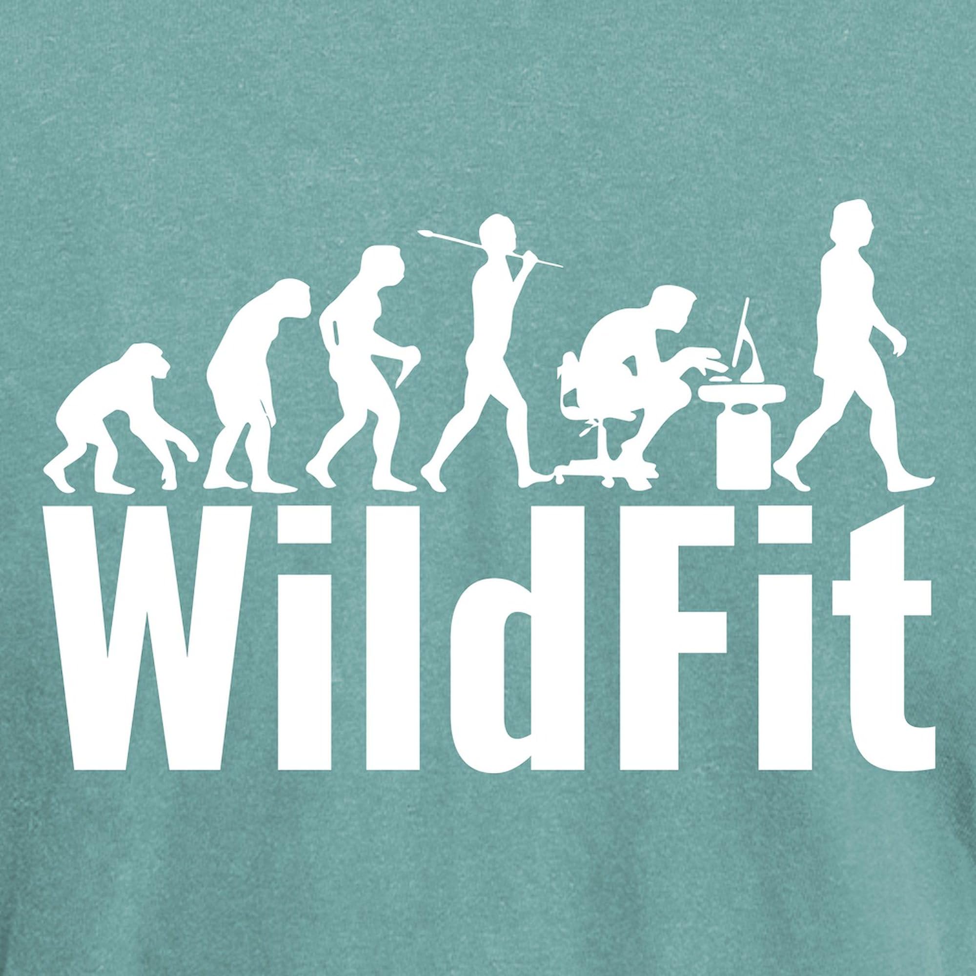 Wildfit Logo White T-Shirt for Men | Comfort Colors® Soft Cotton Tee | Gym, Workout & Casual Wear