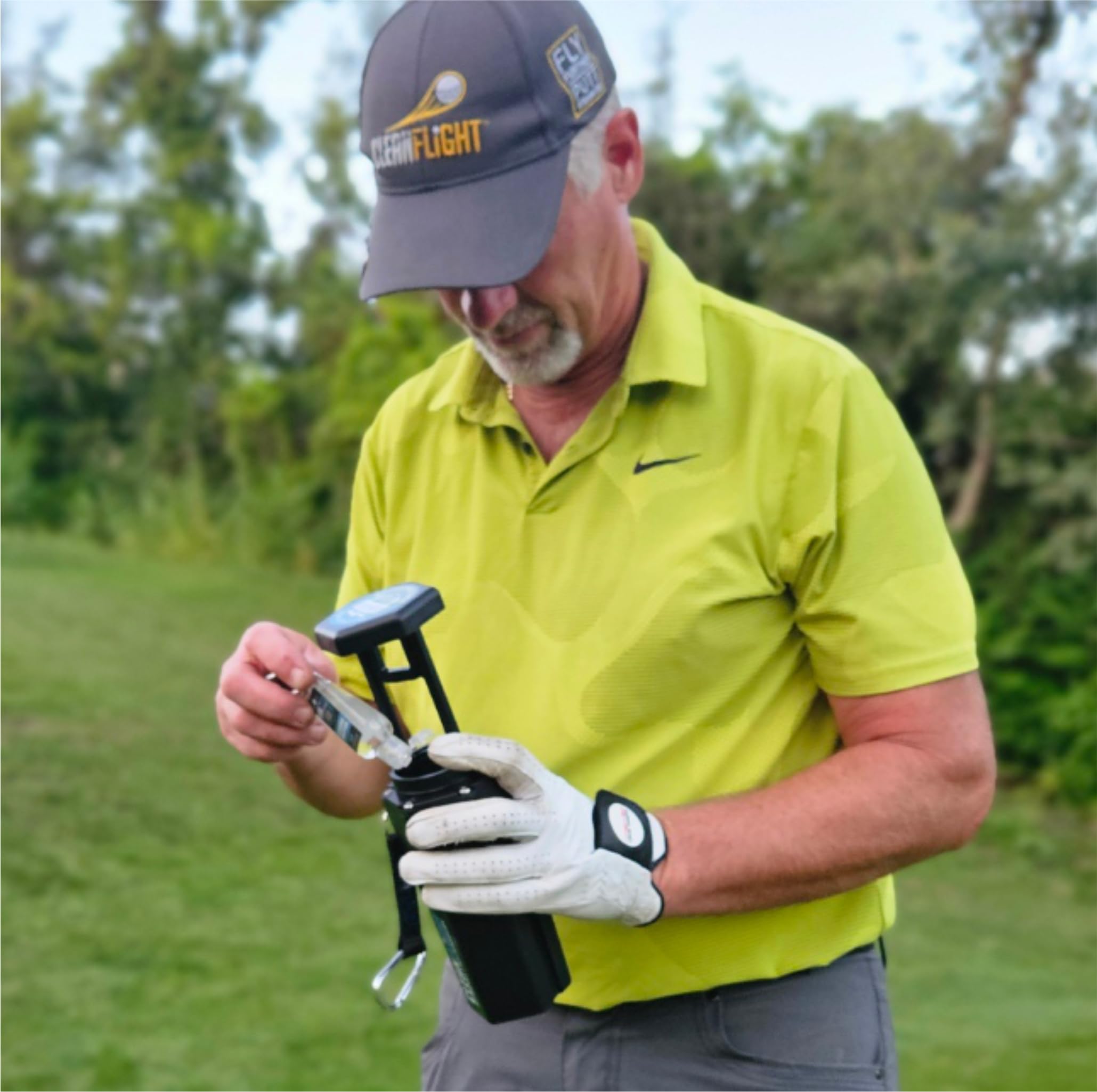Premium Golf Ball Washer - Portable Golf Ball Cleaner for Golf Bag or Cart - Best Golf Accessories Gifts for Men & Women - Perfect for Driving Range, Course & Practice Sessions