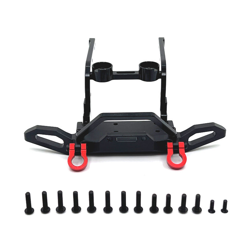 MJX Hyper Go H12Y/H12Y+ CNC Aluminum Front Bumper - Heavy Duty Upgrade Kit for RC Cars (Red, Black, Silver) | Off-Road Bashing, Racing & Extreme Durability Protection