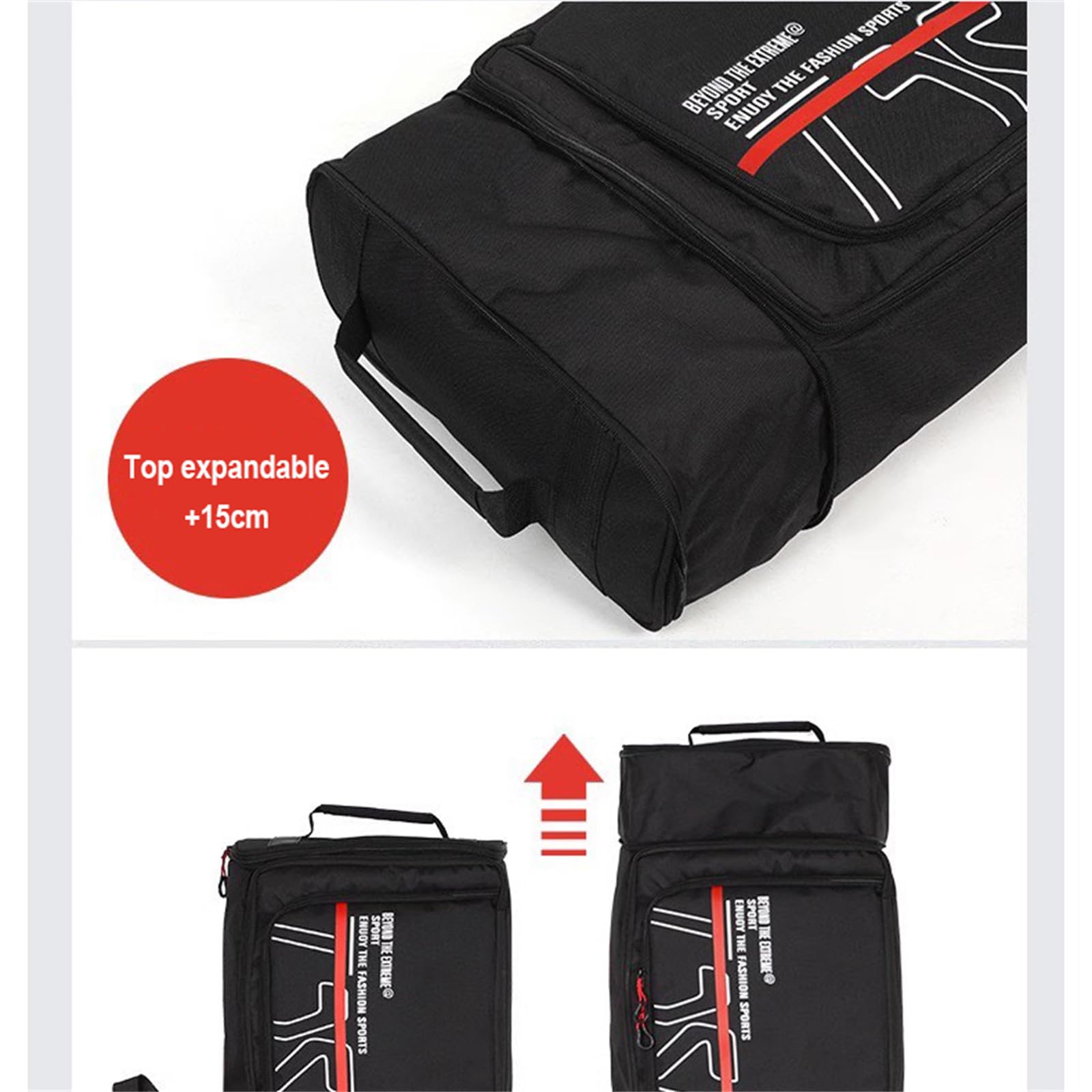 Adjustable Length Roller Snowboard Bag with Wheels - Foldable Double Rolling Ski Bag for Easy Travel | Perfect for Airports, Ski Trips & Snowboarding Adventures