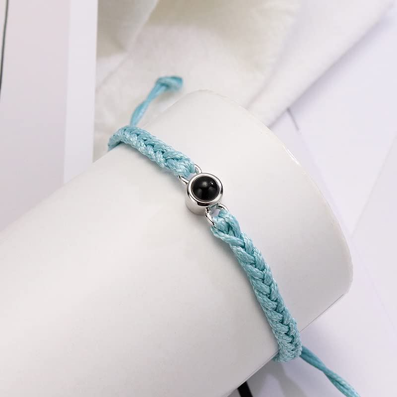 Personalized Photo Bracelet for Women & Men - Custom Engraved Memory Bracelet with Picture Inside - Unique Gift for Valentine's Day, Birthday, Anniversary - Perfect for Couples, Family & Friends Keepsake