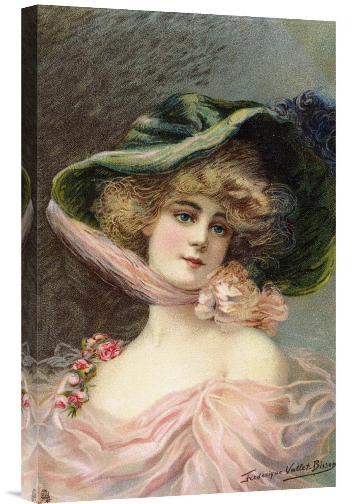 Frederick Vallet-Bisson Bonnet Gallery Wrap Canvas Art Print - Handmade Giclee Wall Decor for Living Room, Bedroom & Office | Museum-Quality Reproduction