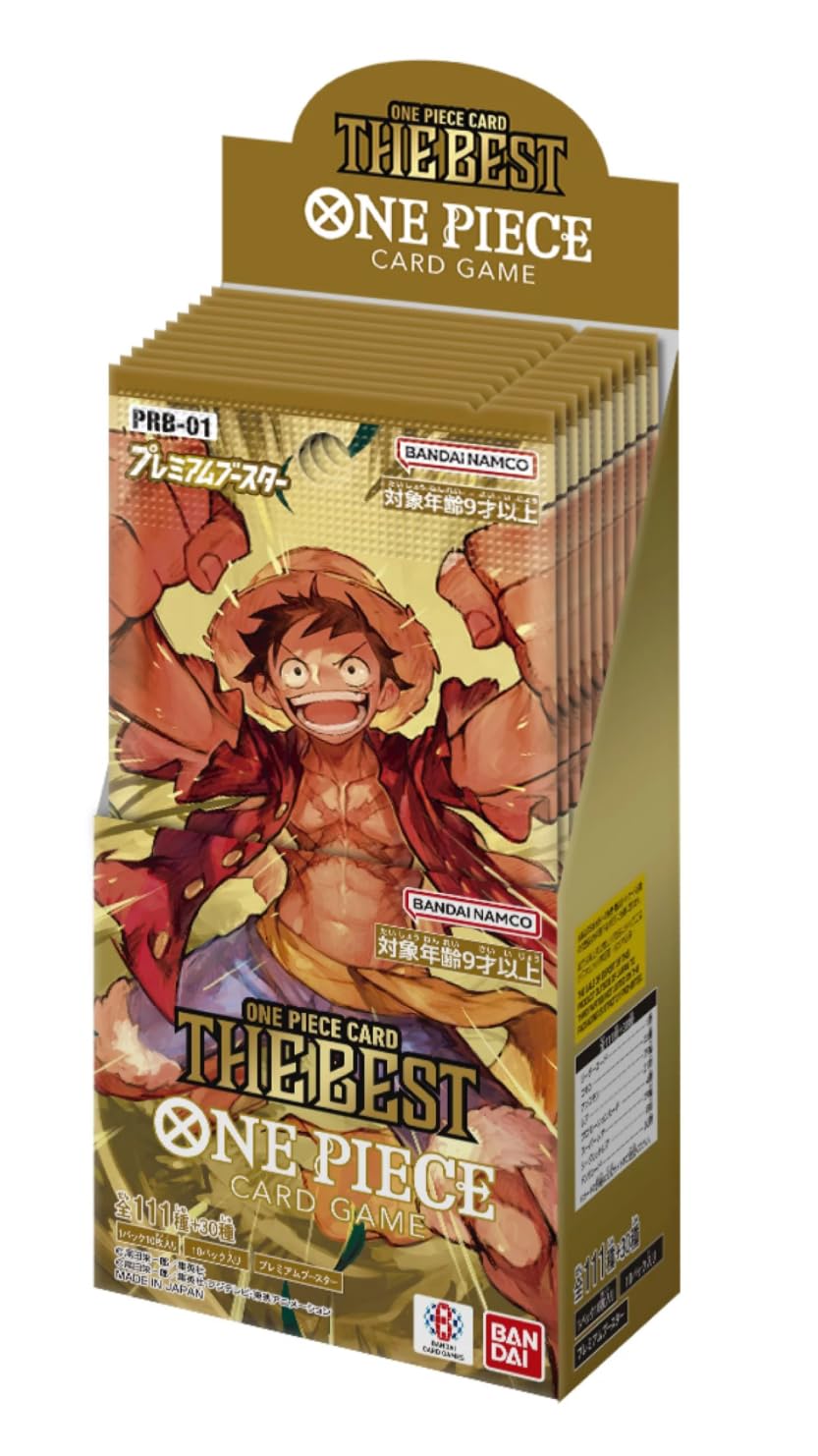 Premium Booster Pack PRB-01 for One Piece Card Game - Japanese Edition - Enhance Your Deck for Tournaments & Collectible Trading