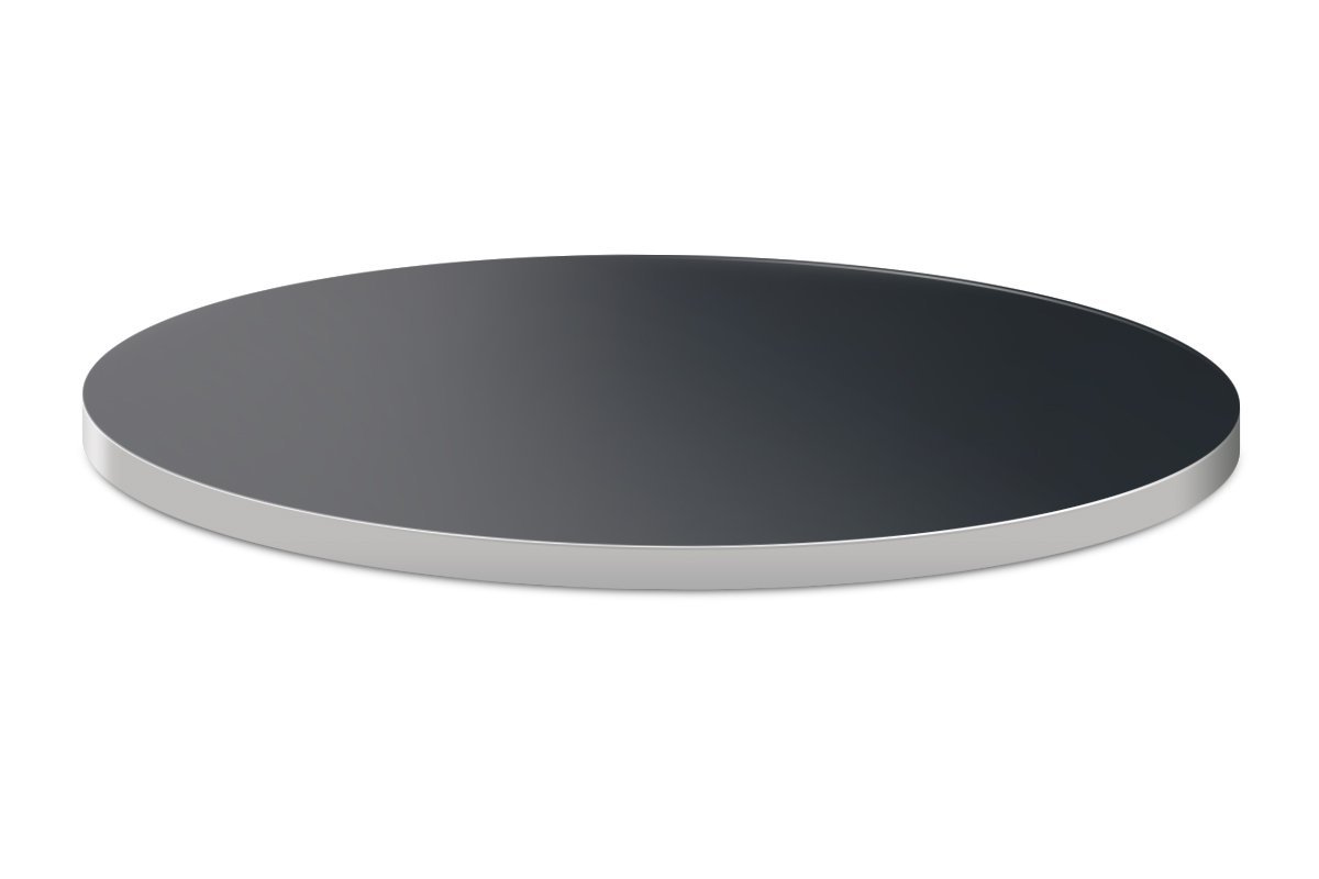 Premium Brushed Aluminum Table Top - Durable & Stylish Surface for Dining, Office, and Kitchen Use