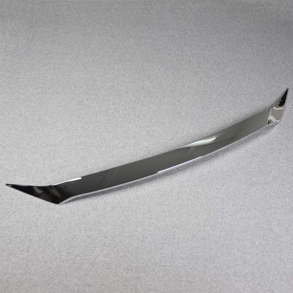 Beautost Chrome Front Hood Grill Cover for 2019-2025 Mazda 3 Axela - Stylish Car Exterior Accessory for Enhanced Vehicle Appearance & Protection