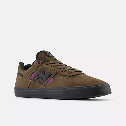 New Balance Numeric Jamie Foy 306 Skateboarding Shoes for Men - Brown/Purple Colorway - High-Performance Skate Shoes for Street & Park Riding