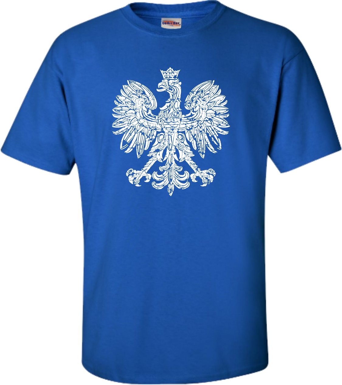 Go All Out Adult Polska Eagle Polish Pride T-Shirt - Patriotic Poland Flag Design for Men & Women - Perfect for Polish Heritage Events, Festivals & National Holidays