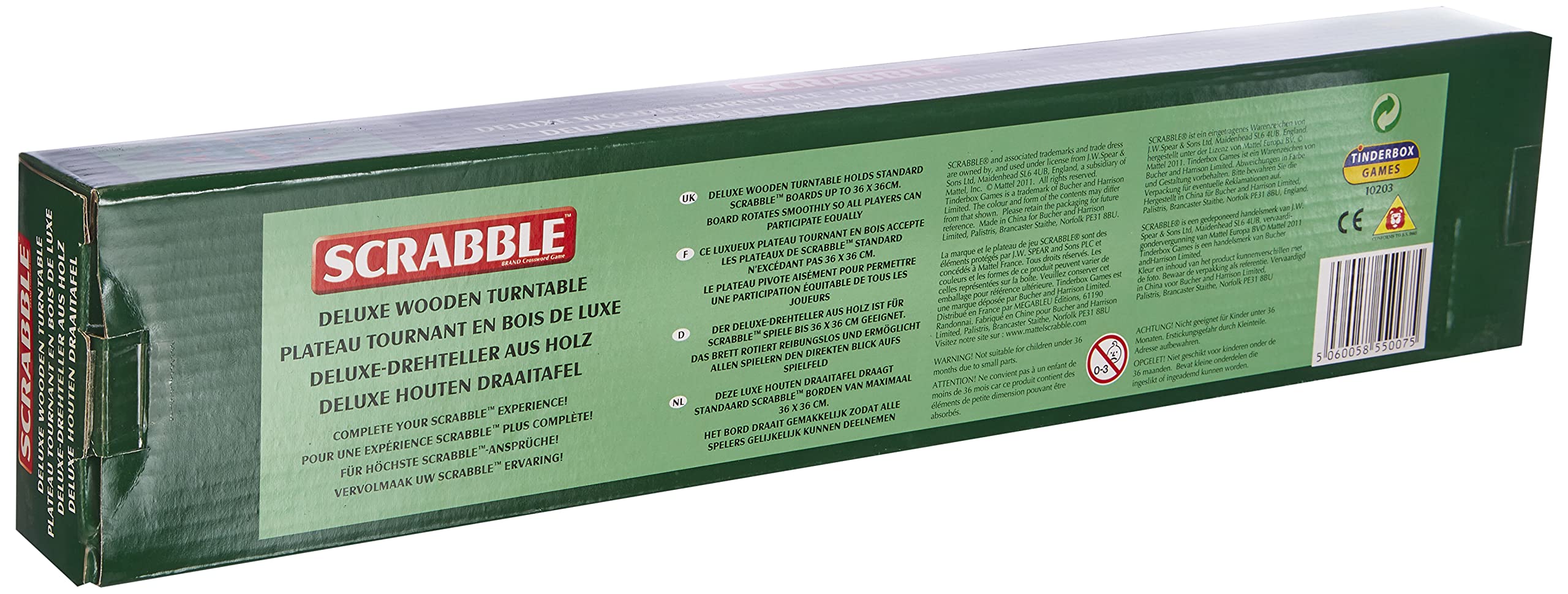 Scrabble Turntable Board Game Accessory - Spinning Base for Easy Tile Play | Perfect for Family Game Nights & Competitive Word Play