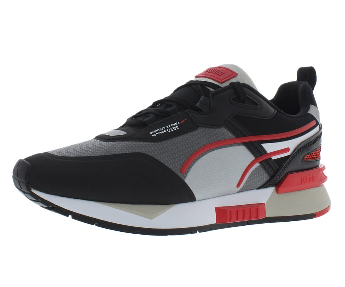 PUMA Mirage Tech Men's Running Shoes - Size 11 | Black/Red/White | Lightweight Cushioned Sneakers for Jogging, Gym Workouts & Casual Wear