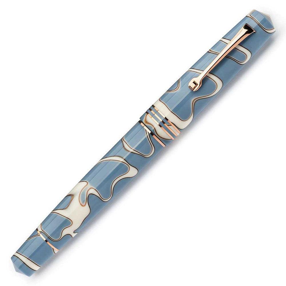 Leonardo Fountain Pen Momento Zero Nuvola - Luxury 14K Gold Nib Fountain Pen for Writing, Calligraphy & Collecting - Perfect Gift for Professionals & Pen Enthusiasts