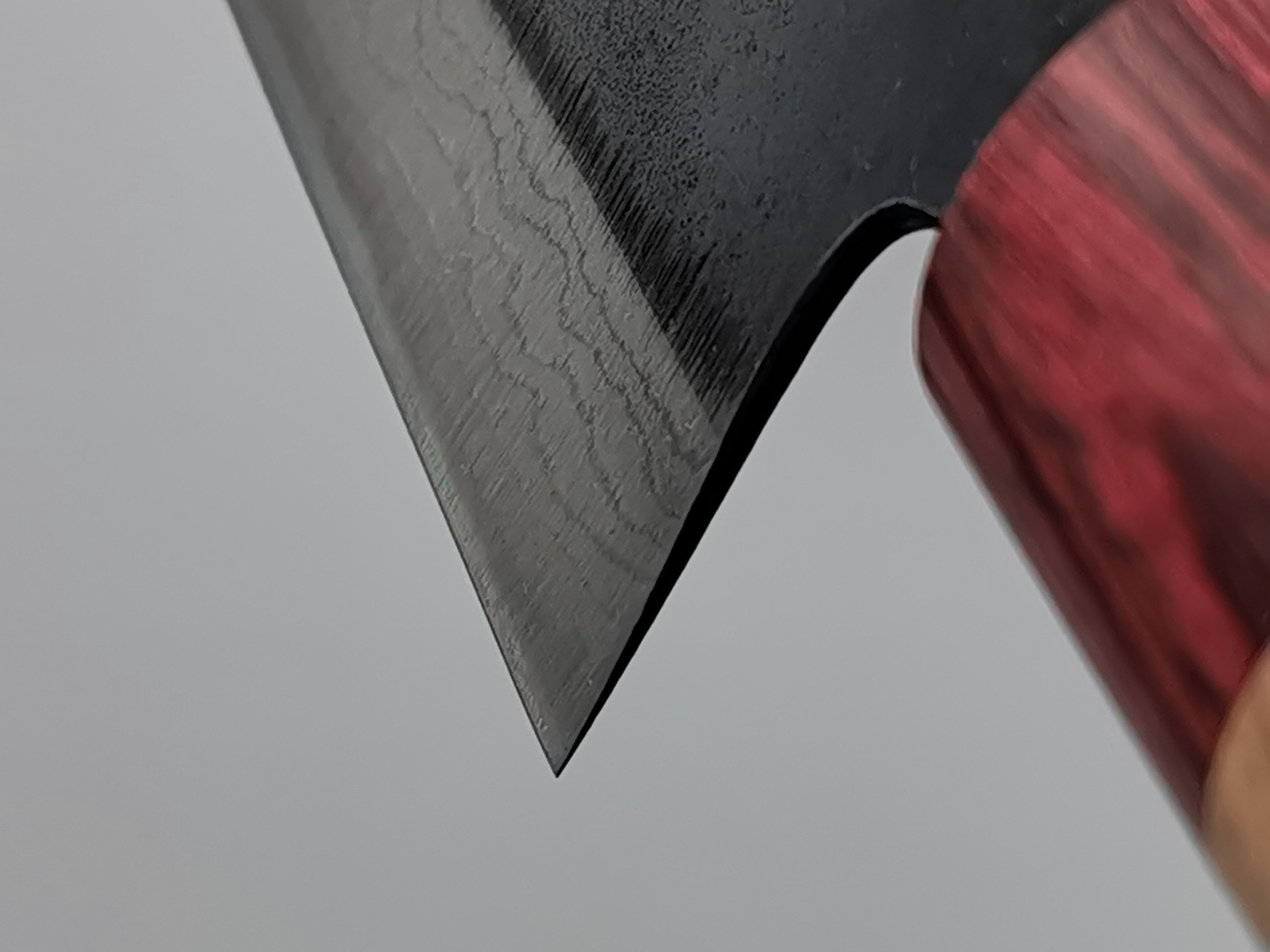 Premium Muneishi Aogami Damascus Nakiri Knife 165mm - Japanese High Carbon Steel Chef Knife for Slicing, Dicing & Chopping Vegetables - Perfect for Home Cooks & Professional Chefs