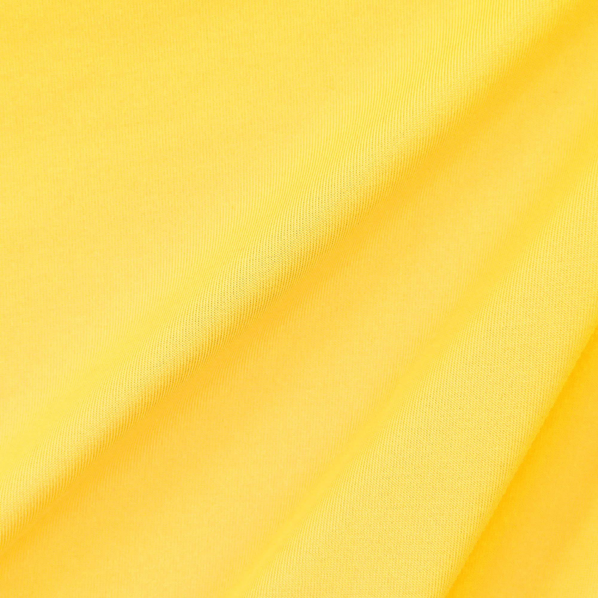 Simply Elegant 90 Inch Round Premium Polyester Tablecloth - Washable Table Cover for Birthday Parties, Wedding Receptions & Home Decor with Finished Hems | Perfect for Dining Room, Outdoor Events & Special Occasions (Yellow)
