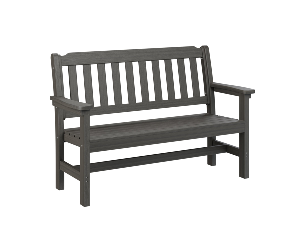 Berlin Gardens Outdoor Garden Bench - Heavy Duty Weather-Resistant Wooden Bench for Patio, Backyard, and Garden Seating - Perfect for Relaxing and Entertaining Guests