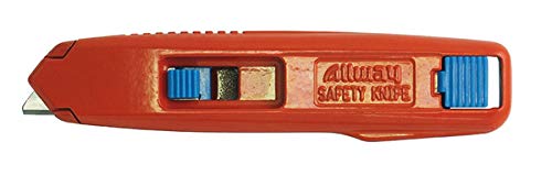 Best Aluminum Safety Knife with 6 Replaceable Blades - Heavy Duty Utility Cutter for Packaging, Crafts & DIY Projects