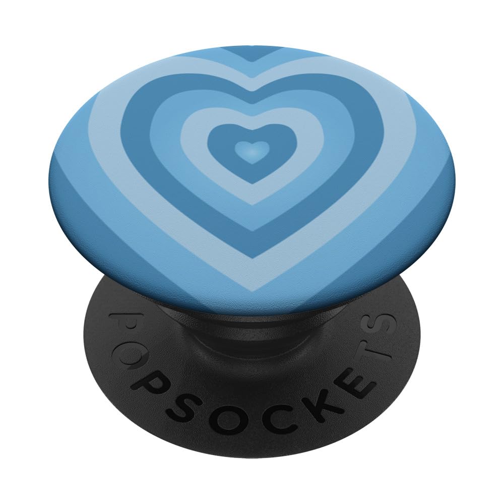 Light Blue Hearts PopGrip - Aesthetic Phone Grip for Daily Use