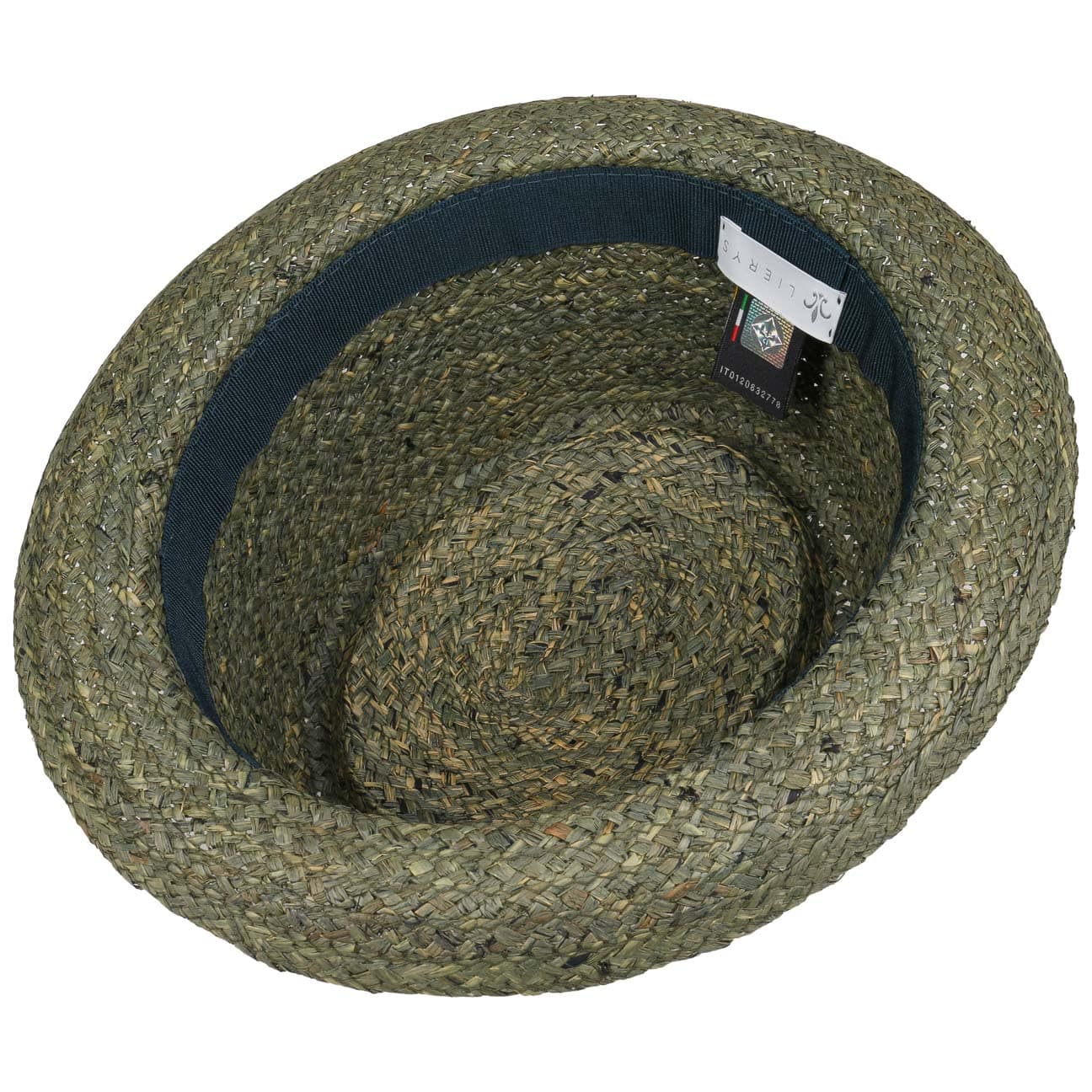 Lierys Women's Burney Porkpie Raffia Straw Hat - Summer Beach Sun Hat for Outdoor Activities, Travel, and Casual Wear
