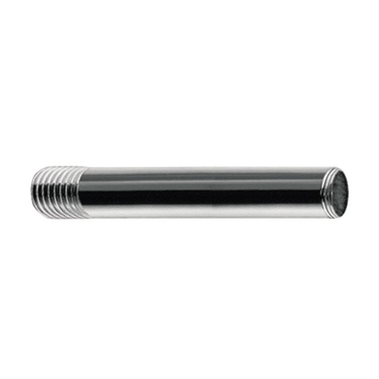 6-Inch Straight Shower Arm - Adjustable Chrome-Plated Brass Shower Pipe for Bathroom Renovation - Perfect for Modern, Traditional & Walk-In Showers