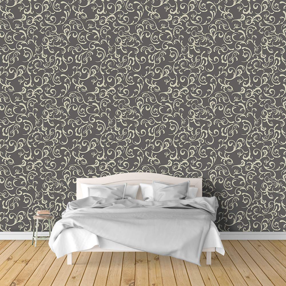 Beautiful Chinese Traditional Pattern Removable Wallpaper - Peel and Stick Wall Murals for Bedroom (66x96 inches) | Perfect for Home Decor, Accent Walls & Nursery Design