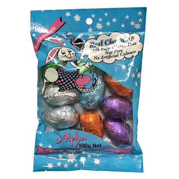 Alpha Dairy-Free Mini Eggs - Vegan Chocolate Candy for Easter, Baking & Party Favors - Gluten-Free & Allergy-Friendly Treats