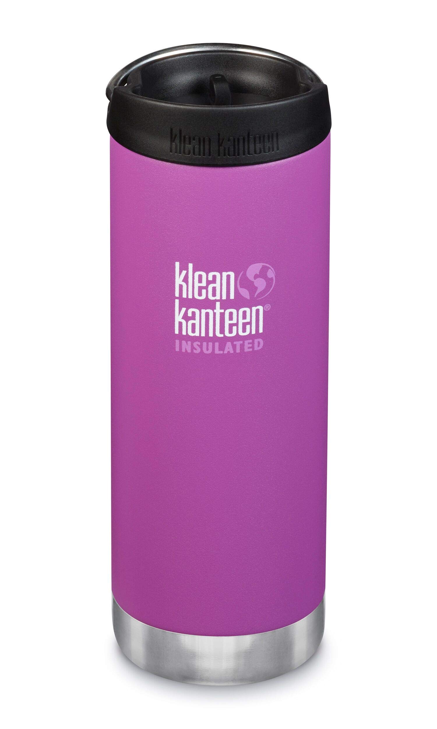 Klean Kanteen TK Wide Mouth Insulated Stainless Steel Water Bottle - 20oz, 32oz, 64oz Options | Perfect for Hiking, Gym & Outdoor Adventures