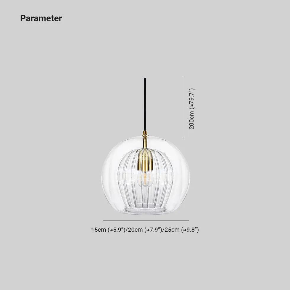 Modern Clear Glass Bubble Pendant Light for Dining Room - Elegant Hanging Chandelier for Kitchen Island, Breakfast Nook & Contemporary Home Decor