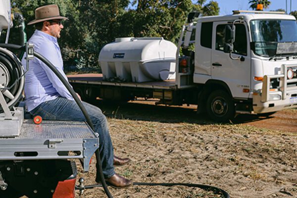 5000LTR Water Storage Poly Tank - Heavy Duty & Durable for Farms, RV, Camping - Free Delivery Within 800km of Perth