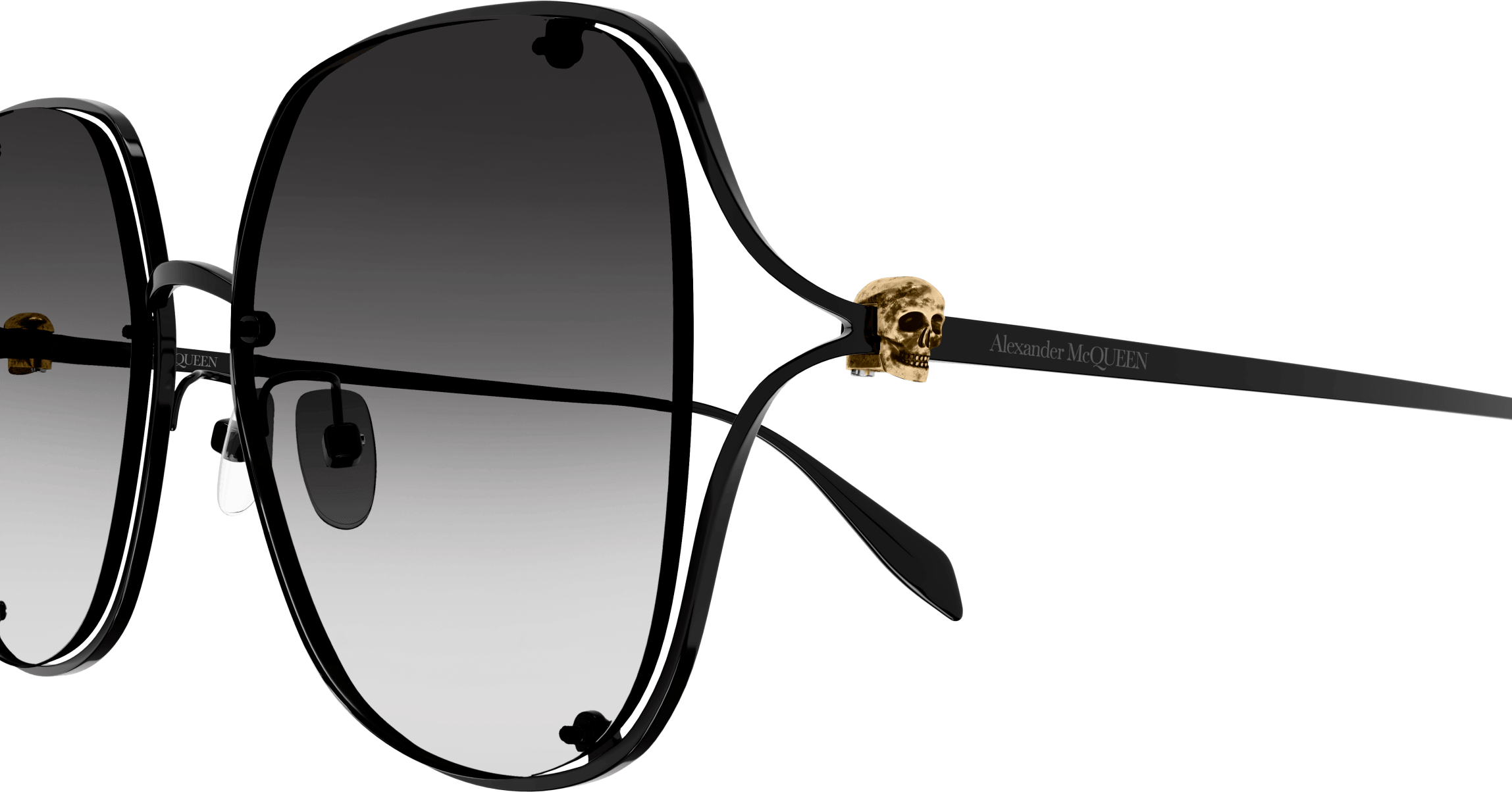 Alexander McQueen AM0366S Sunglasses - Luxury Designer Shades for Men & Women - UV Protection & Polarized Lenses - Perfect for Driving, Travel & Outdoor Activities