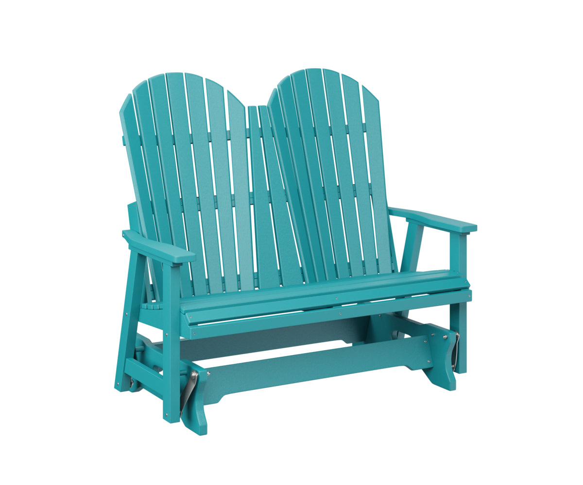 Berlin Gardens Comfo Back Double Glider - Outdoor Patio Swing Bench with Weather-Resistant Cushions - Perfect for Porch, Garden, and Backyard Relaxation