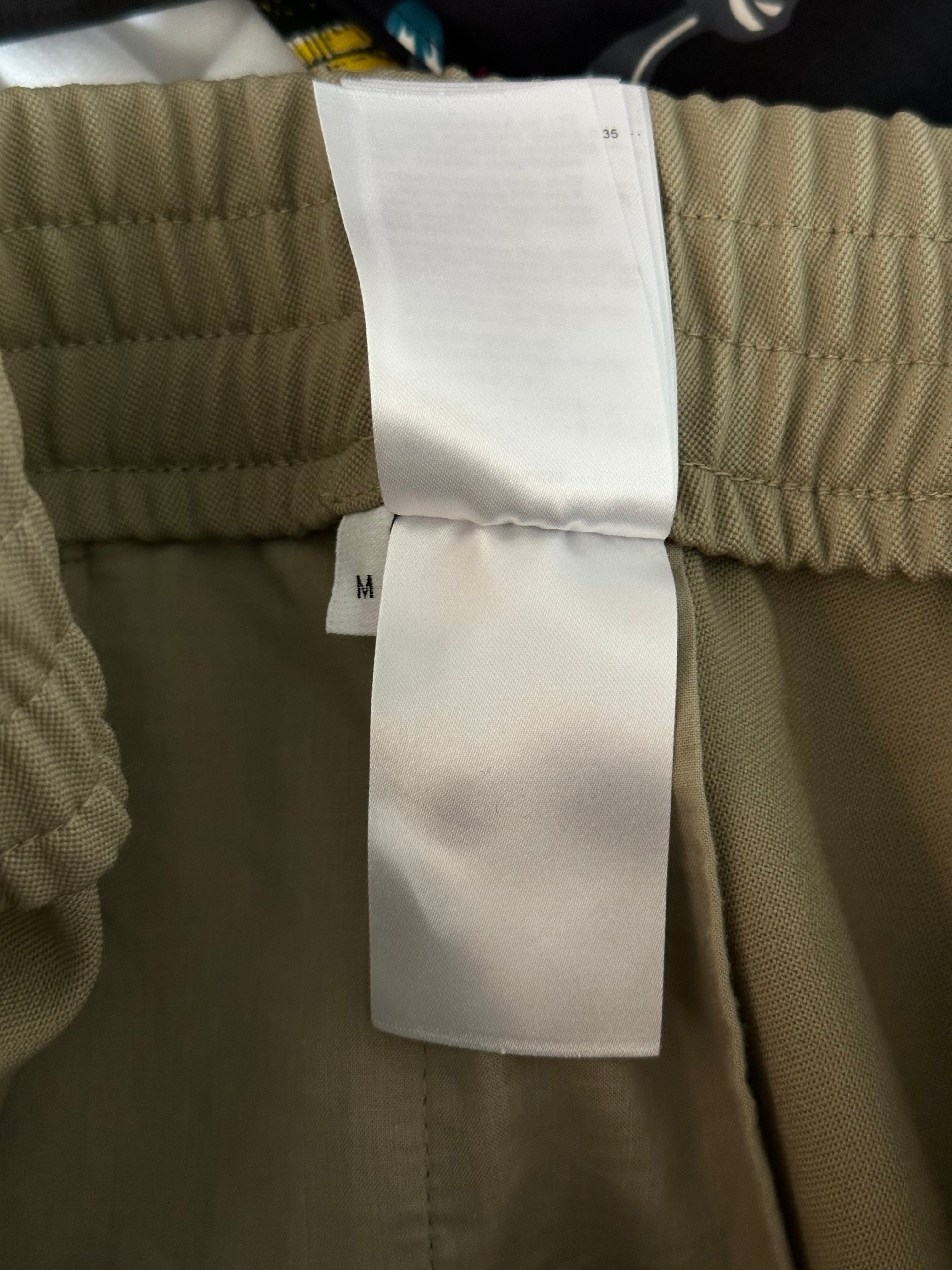 Bottega Veneta Beige & Green Striped Wool Trackpants for Men - Luxury Comfortable Casual Joggers for Travel, Lounge & Streetwear Fashion