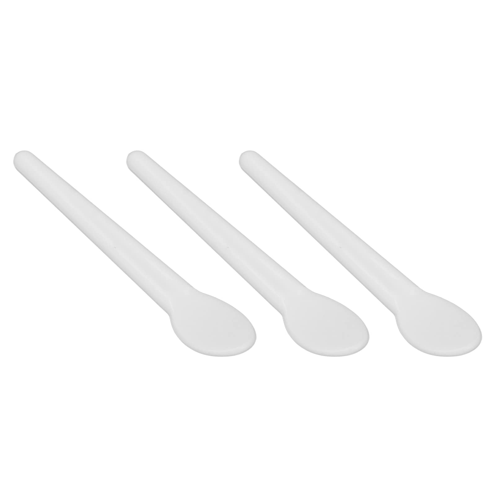 50pcs Cosmetic Cream Spatulas - Reusable Mini Facial & Eye Cream Applicators, Small Spoon-Shaped Washable Makeup Spatulas for Precise Skincare Application - Perfect for Travel, Salon & Home Use