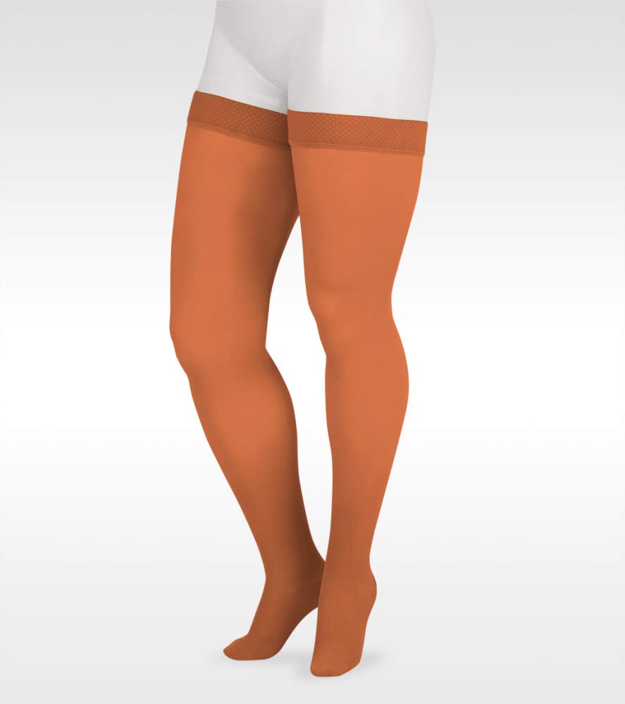 Juzo Soft 2001 Thigh-High 20-30mmHg Compression Stockings for Women - Closed Toe Medical Support Stockings for Varicose Veins, Swelling & Circulation - Perfect for Travel, Pregnancy & Daily Comfort