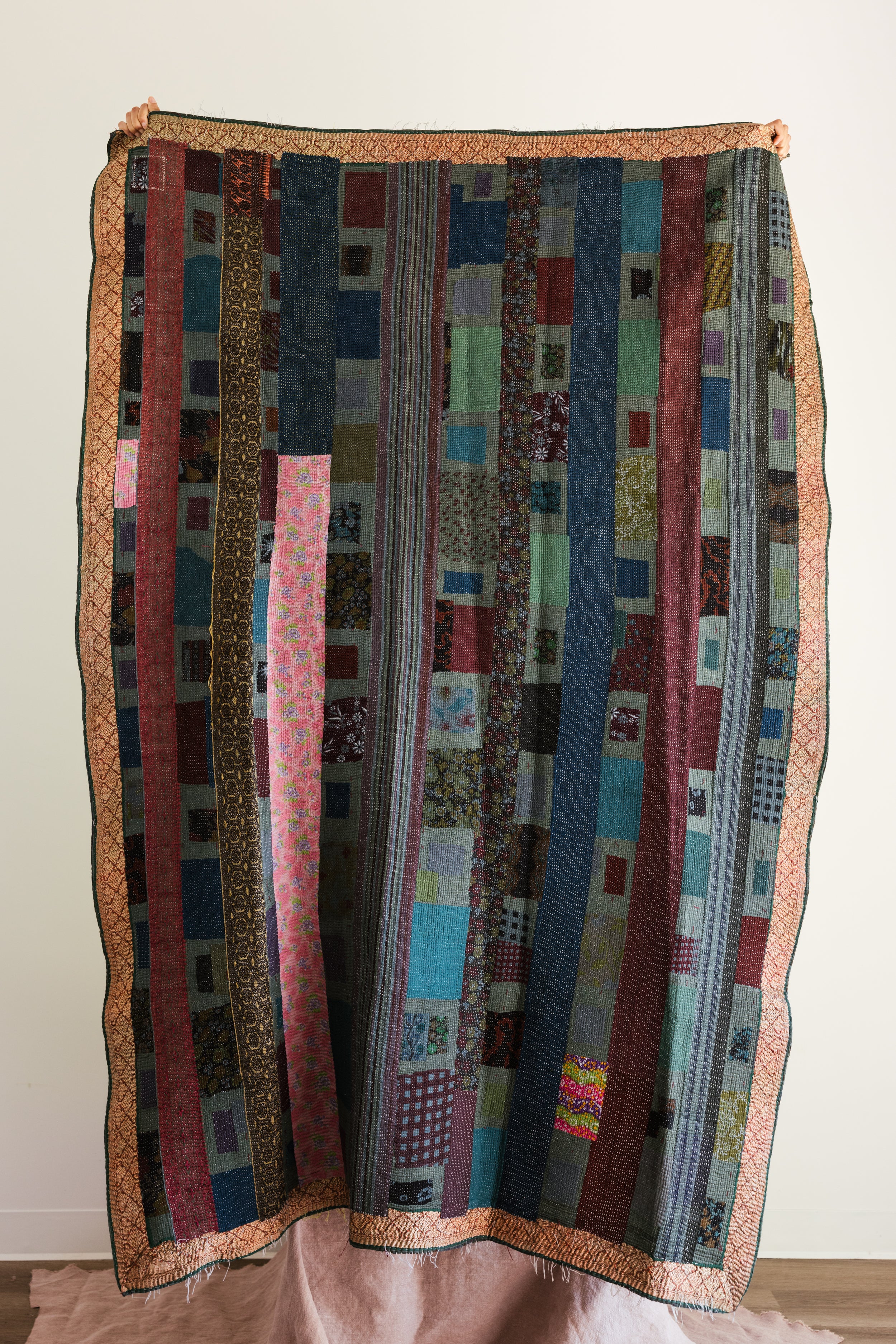 Aloka + BS Quilt #80 - Premium Quality Quilt for Home Decor & Bedding - Perfect for Bedrooms, Guest Rooms & Cozy Living Spaces