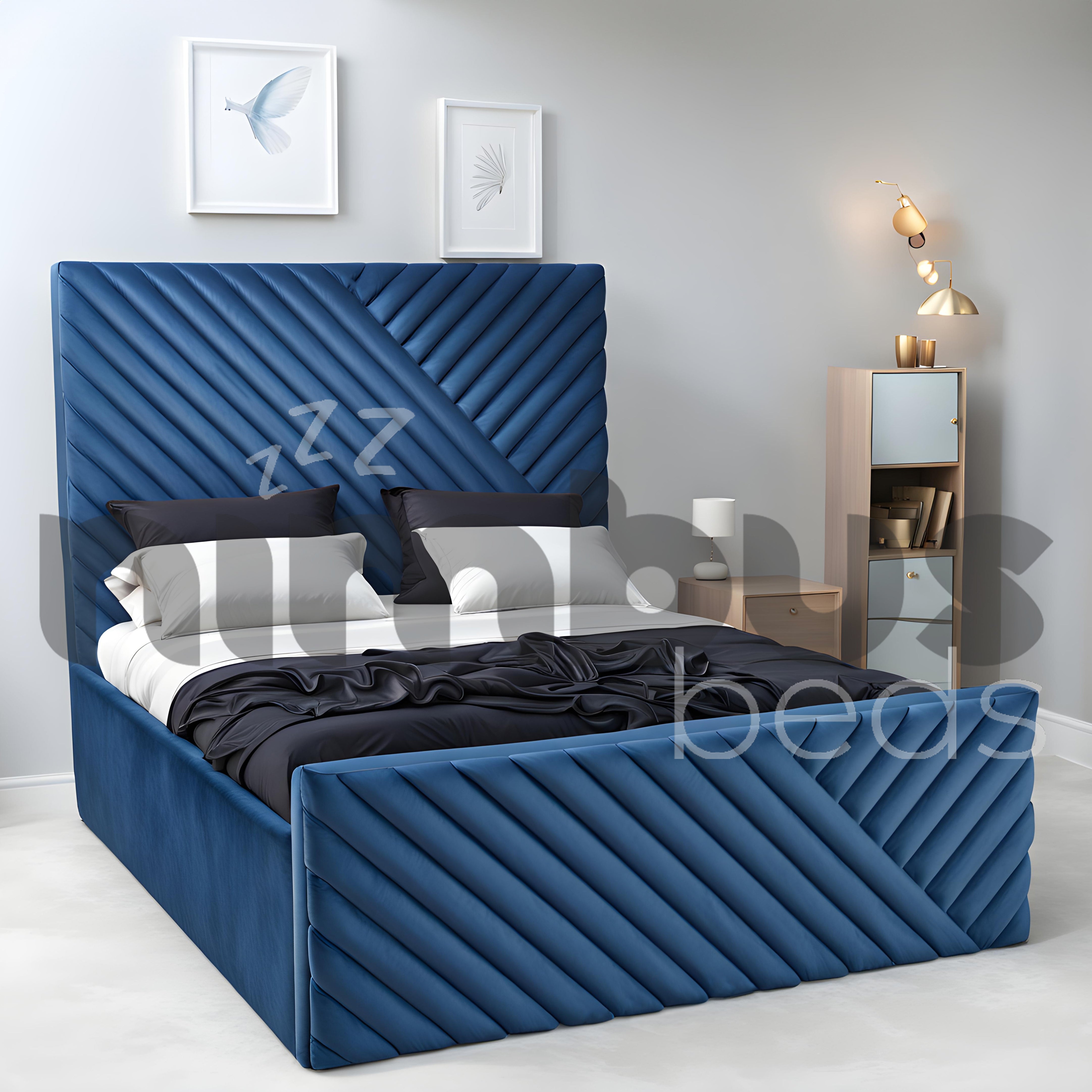 Premium Fraser Bed Frame - Queen Size, Sturdy Metal Platform with Wooden Slats, Noise-Free Support - Perfect for Master Bedrooms, Guest Rooms & Modern Apartments