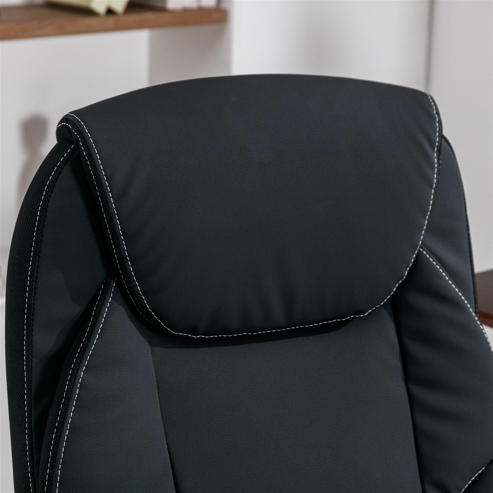 Tauris Legacy Ergonomic Office Chair with Padded Fixed Armrests - Black | Comfortable Support for Long Work Hours, Home Office & Gaming Setup