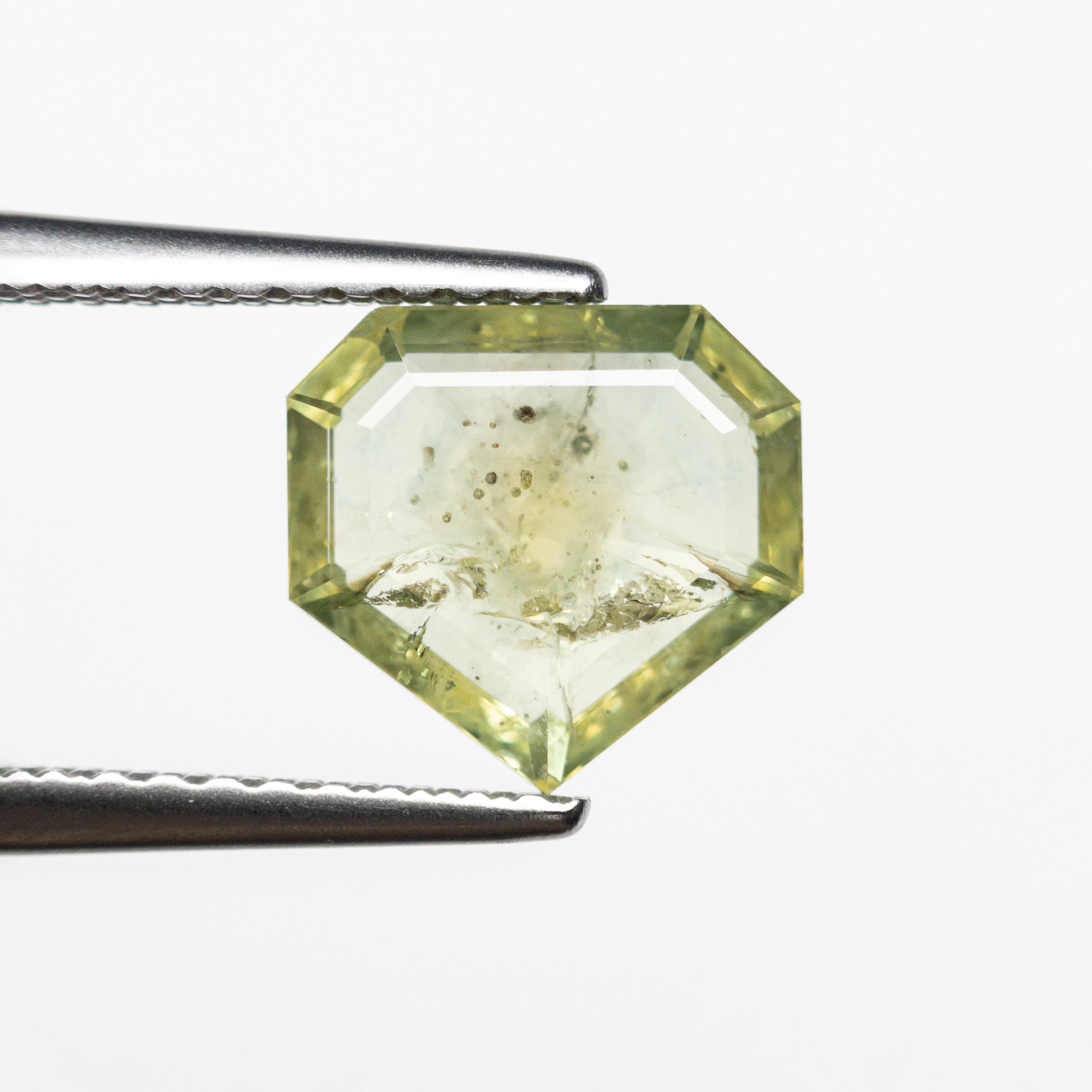 1.96ct Natural Shield Rose Cut Sapphire - 7.99x7.59x3.06mm Loose Gemstone for Jewelry Making, Engagement Rings & Unique Gifts