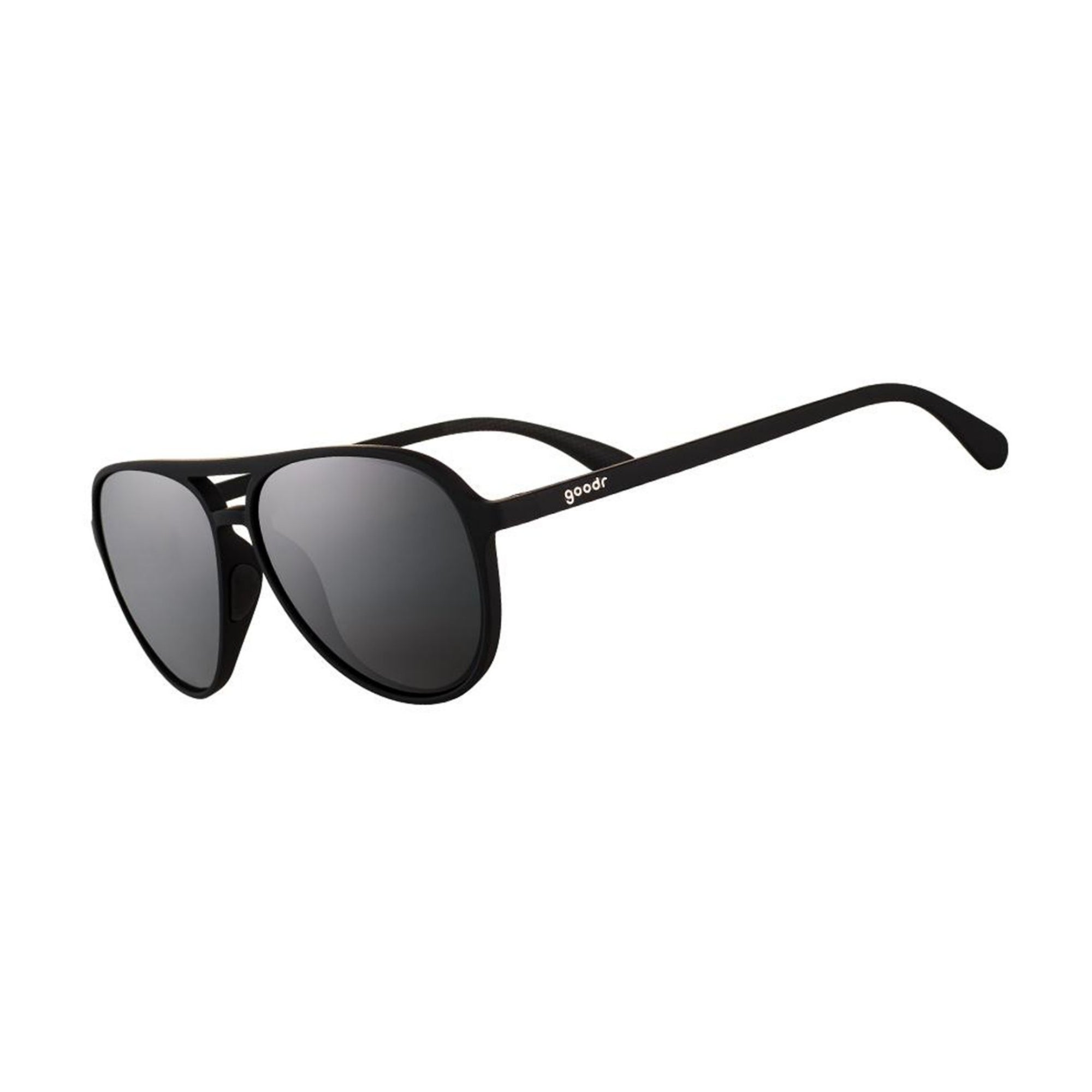 Goodr Operation Blackout Polarized Sunglasses for Men & Women - UV Protection, Lightweight & Comfortable for Running, Cycling, and Outdoor Activities