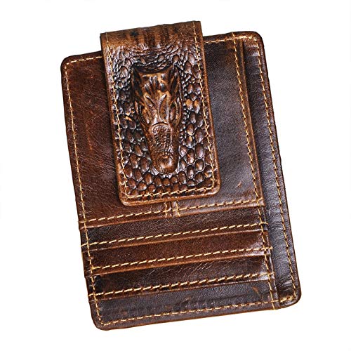 Coffee Crocodile Embossed Rfid