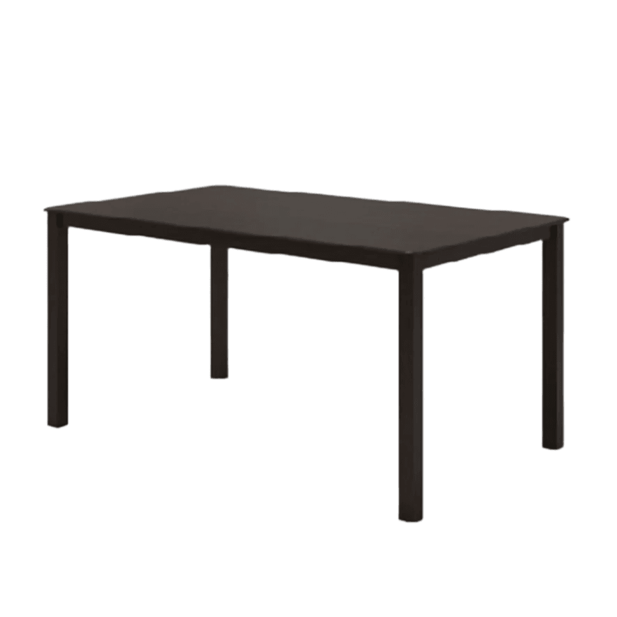 Mireille Solid Wood Dining Table 150cm - Modern Farmhouse Style Dining Room Table for 6-8 People - Perfect for Family Gatherings & Dinner Parties