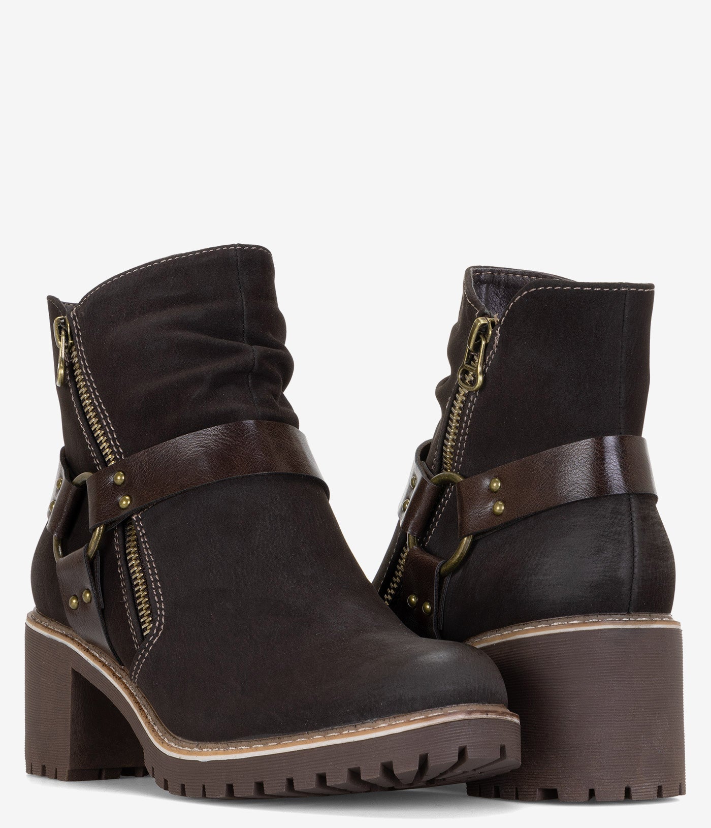 Patrizia by Spring Step Women's Firewood Booties - Comfortable Ankle Boots for Fall & Winter | Perfect for Casual Outfits, Work & Outdoor Activities