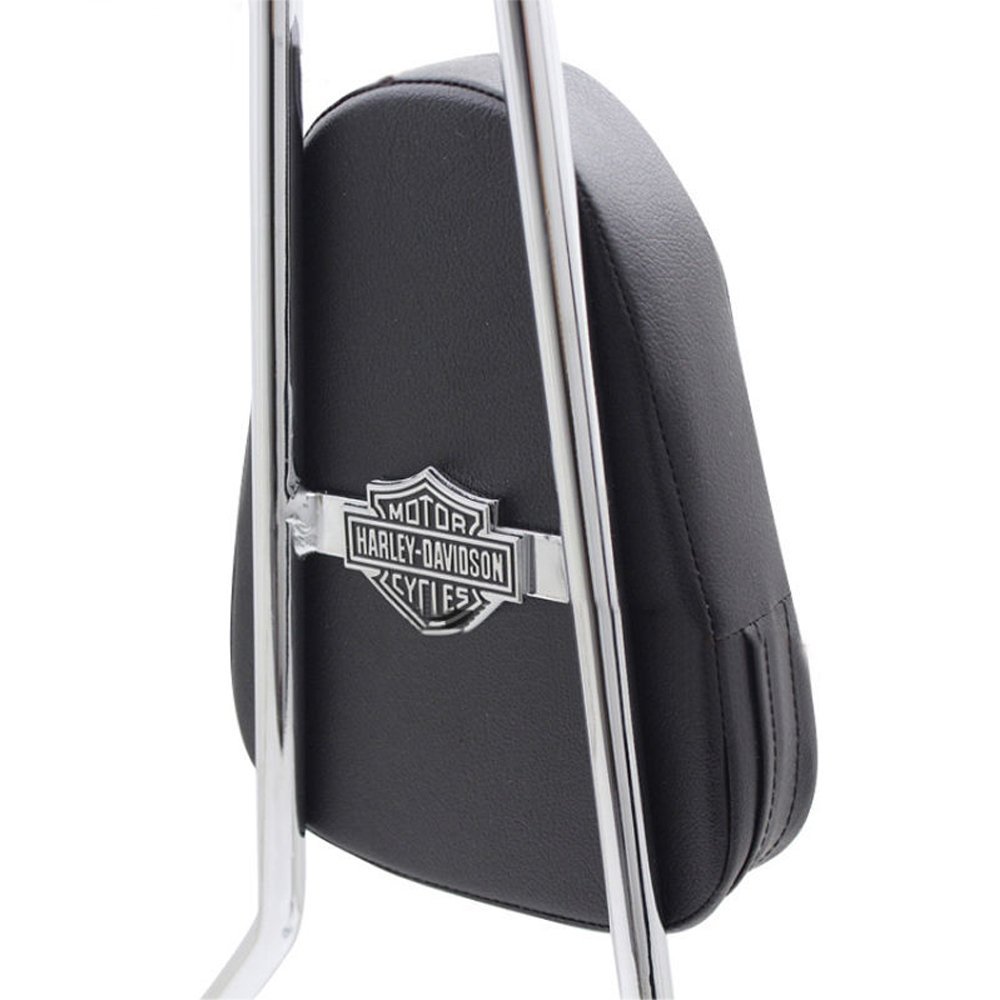 Harley-Davidson Dyna Motorcycle Rear Seat Backrest - Universal Fit for FXD, FXDB, FXDC, FXDL, Street Bob, Wide Glide & Low Rider Models - Comfortable Sissy Bar for Long Rides & Road Trips
