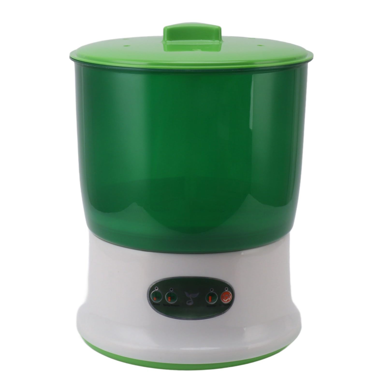 HEEPDD Soybean Sprout Maker Machine, 2-Layer Pressure Plate Design, 8W Germination Machine, Large Capacity for Pickled Vegetables (EU Plug 220V) - Perfect for Home Kitchens, Restaurants, and Healthy Eating Lifestyles