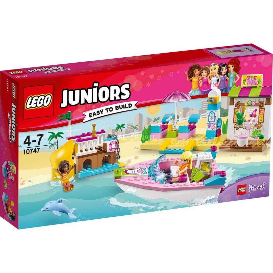 LEGO 10747 Andrea & Stephanie's Beach Vacation Building Set - Creative Construction Toy for Kids - Perfect for Summer Play, Birthday Gifts & Family Bonding Activities
