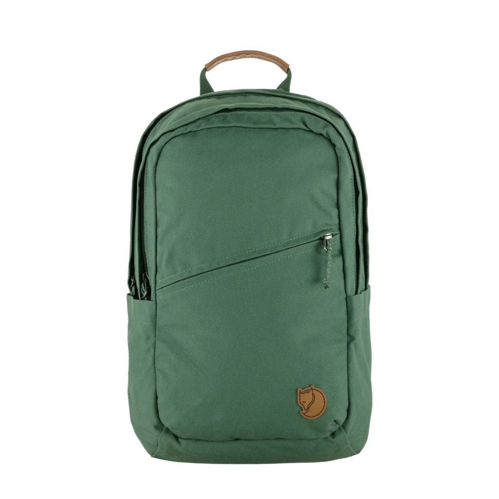 Fjallraven Raven 15 20L Backpack - Durable Hiking & Travel Daypack for Men & Women, Deep Patina - Perfect for School, Commuting & Outdoor Adventures