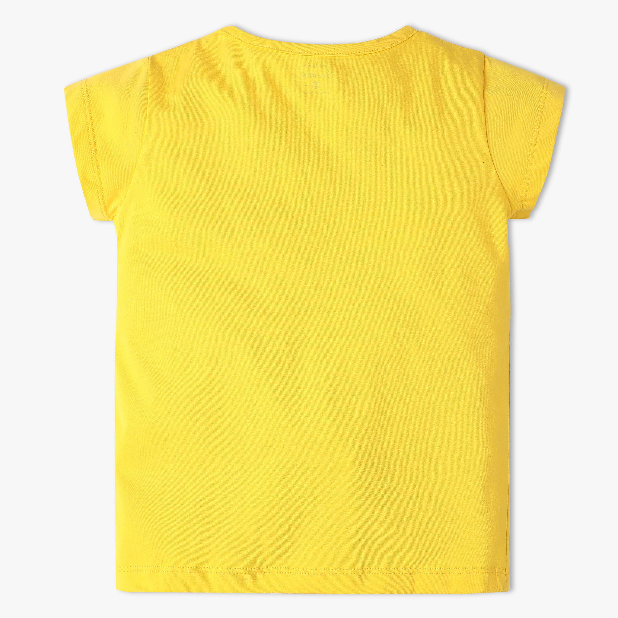 Girls Crew Neck Essential Solid Color T-Shirt - Soft Cotton Everyday Basic Tee for School, Play & Casual Outfits