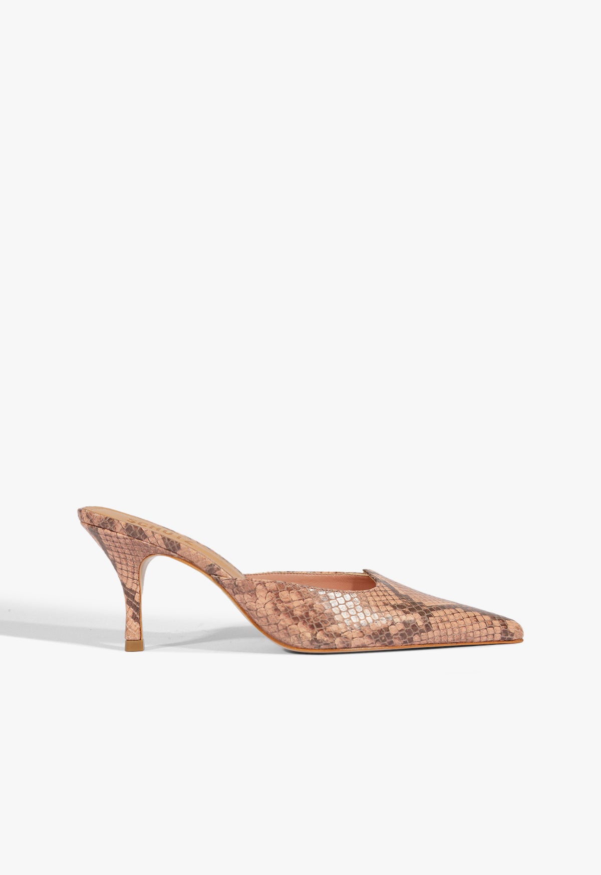 Buffy Mid Heel Stiletto Snake Print Pump Shoes - Elegant Women's Pointed Toe Pumps for Office, Party & Evening Wear