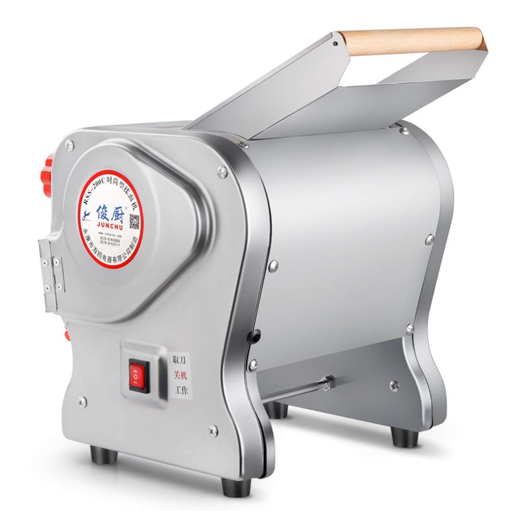 TOPCHANCES 750W Electric Pasta Maker Machine - 220mm Automatic Noodle Press with 3/9mm Pasta Cutter (110V US) - Perfect for Homemade Italian Pasta, Asian Noodles & Family Cooking