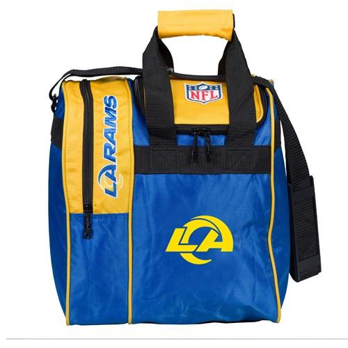KR Strikeforce 2020 NFL Los Angeles Rams Official Licensed Single Tote Bowling Bag - Durable Sports Gear for Football Fans, Team Spirit Accessories for Games & Tailgating