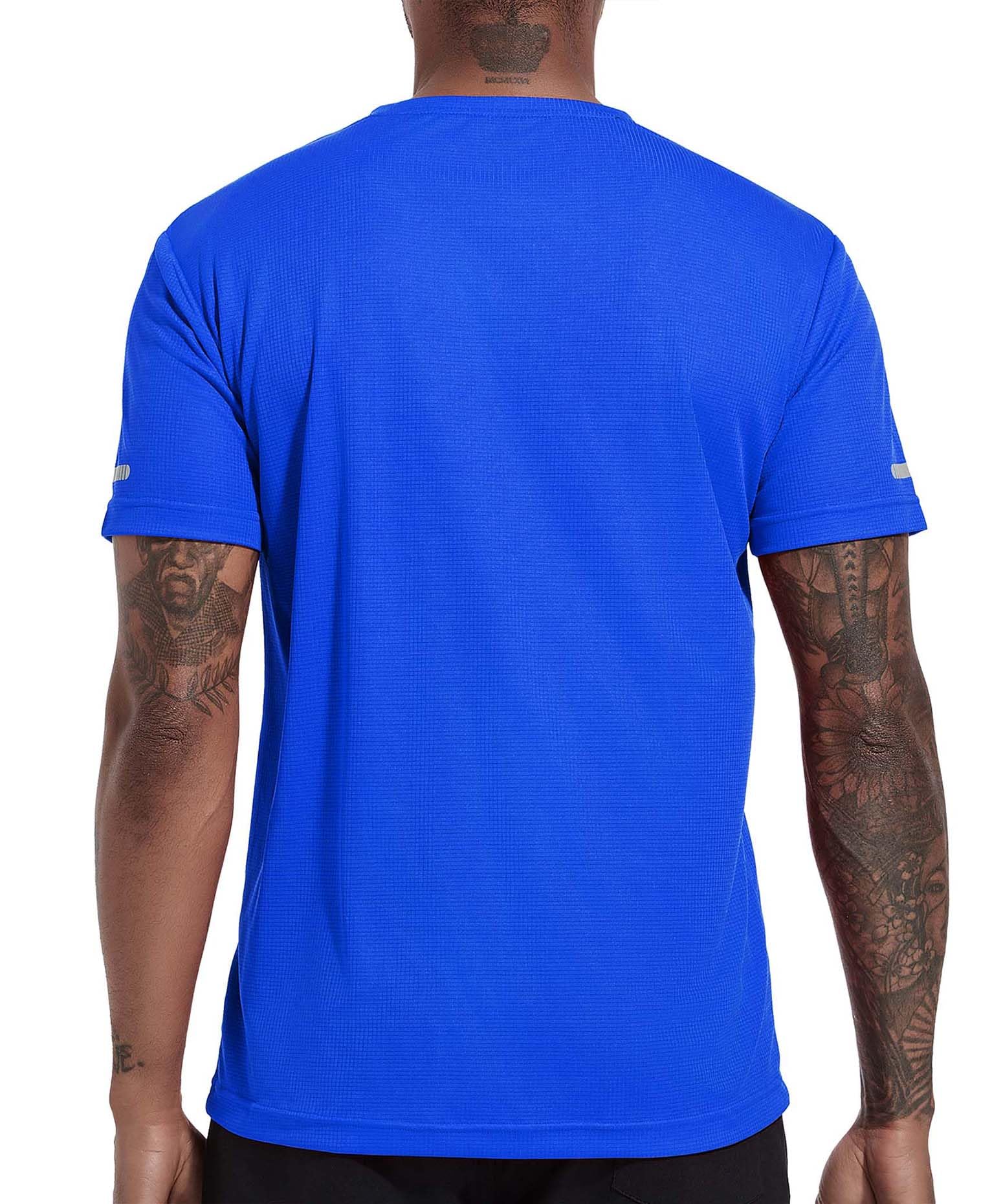 3/5 Pack Men's Quick-Dry Gym T-Shirts - Moisture Wicking Workout Shirts for Running, Training & Exercise - Lightweight & Breathable for Sports, Fitness & Casual Wear