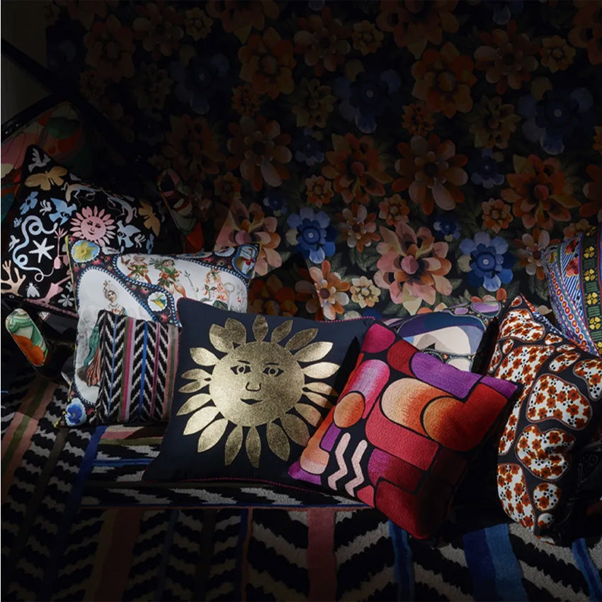 Christian Lacroix Hello Sunshine Decorative Throw Pillow Cover | Boho Chic Home Decor Cushion for Sofa, Bed & Nursery | Perfect for Living Room, Bedroom & Nursery Decor