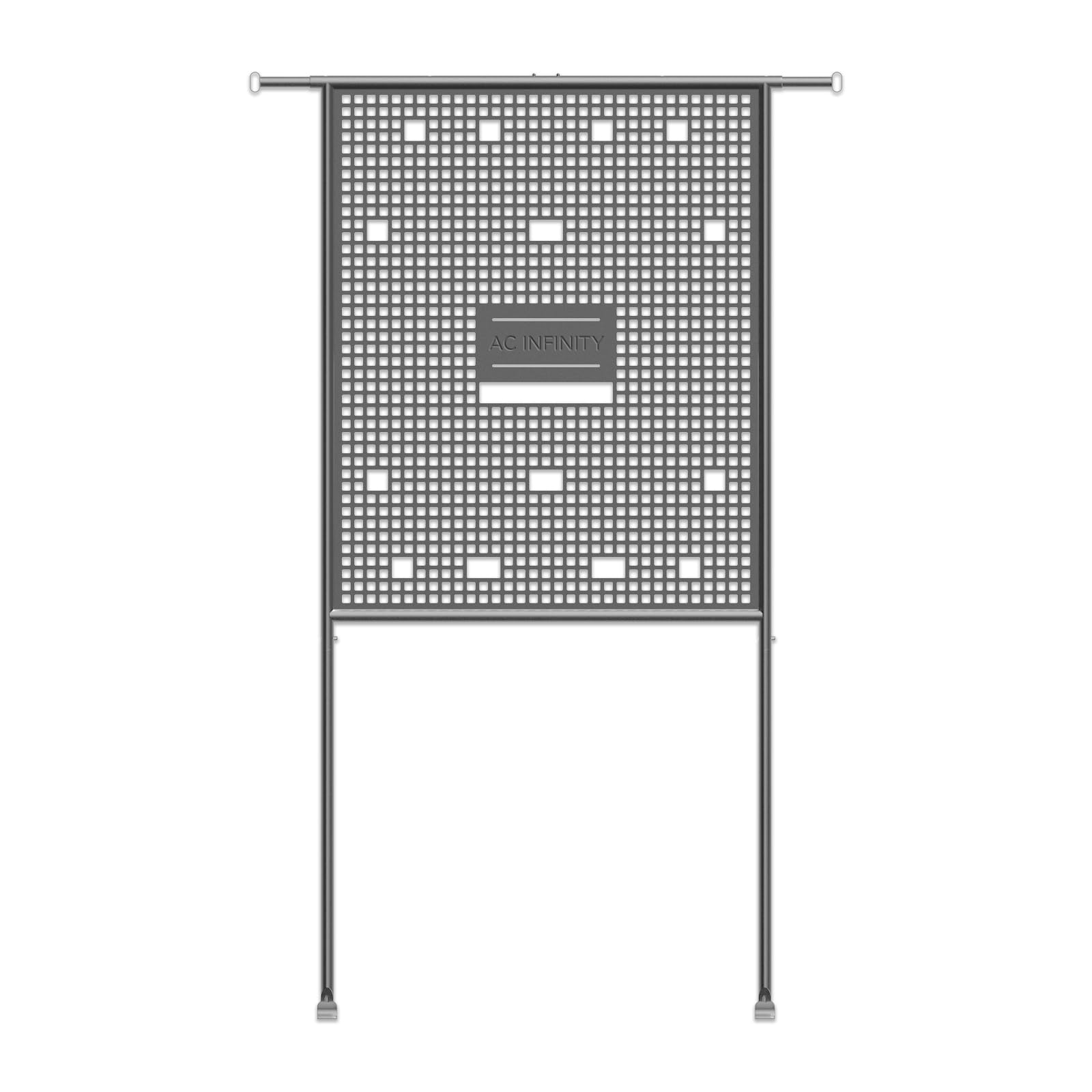 AC Infinity Gear Board - Heavy Duty Steel Wall Organizer for Grow Tents | Cable Management Slots | Mounts Clip Fans, Controllers, LED Drivers & Ballasts | Perfect for 5x5 or Smaller Indoor Hydroponic Systems | Ideal for Home Grow Rooms & Commercial Cannabis Cultivation
